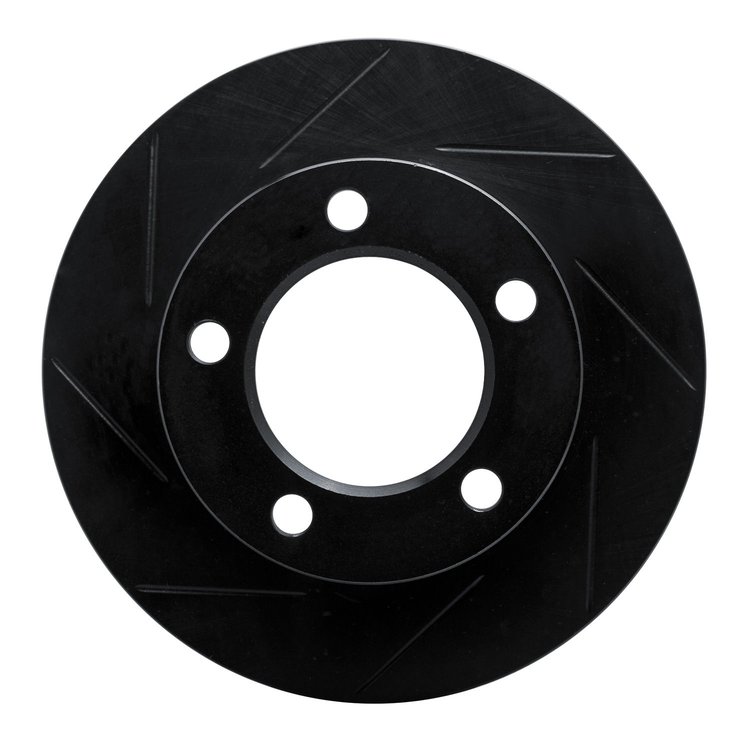 613-54131L Slotted Brake Rotor [Black], 1994-1996 Ford/Lincoln/Mercury/Mazda, Position: Front Left