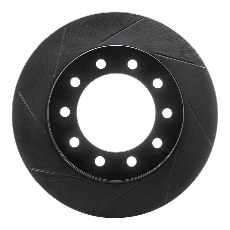 613-54197L Slotted Brake Rotor [Black], 2005-2016 Ford/Lincoln/Mercury/Mazda, Position: Fr Left, Front Left