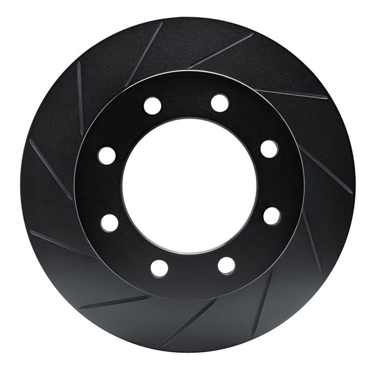 613-54223L Slotted Brake Rotor [Black], 2012-2021 Ford/Lincoln/Mercury/Mazda, Position: Fr Left, Front Left