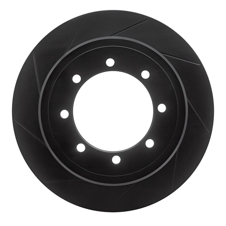 613-54225L Slotted Brake Rotor [Black], 2011-2021 Ford/Lincoln/Mercury/Mazda, Position: Rear Left, Rr Left
