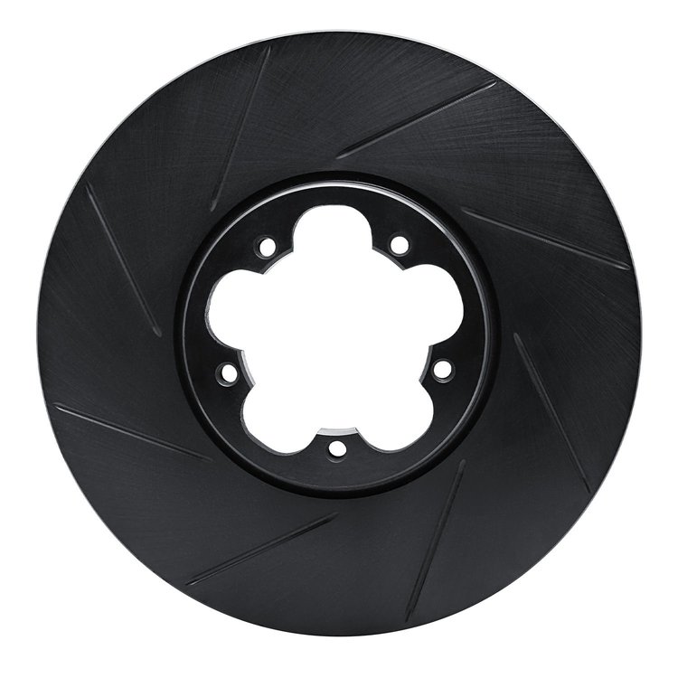 613-54232L Slotted Brake Rotor [Black], 2014-2019 Ford/Lincoln/Mercury/Mazda, Position: Front Left
