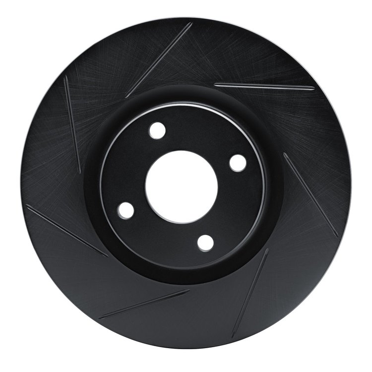 613-54268L Slotted Brake Rotor [Black], 2018-2021 Ford/Lincoln/Mercury/Mazda, Position: Front Left