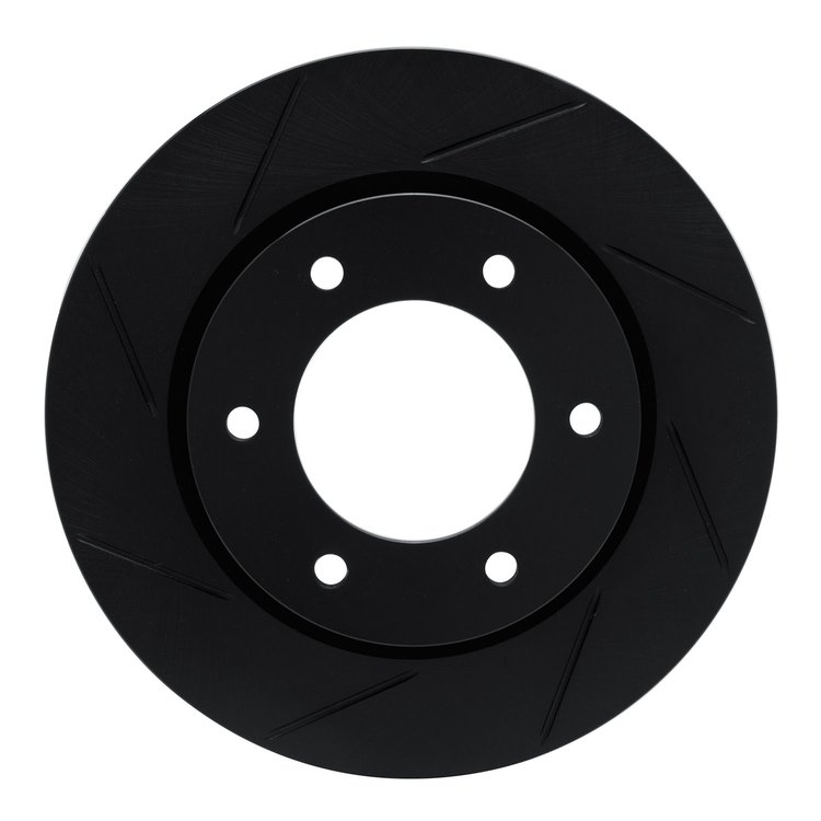 613-54275L Slotted Brake Rotor [Black], 2019-2021 Ford/Lincoln/Mercury/Mazda, Position: Front Left