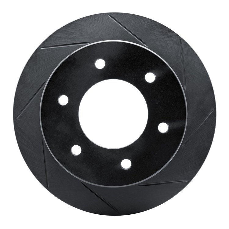 613-54276R Slotted Brake Rotor [Black], 2019-2021 Ford/Lincoln/Mercury/Mazda, Position: Rear Right