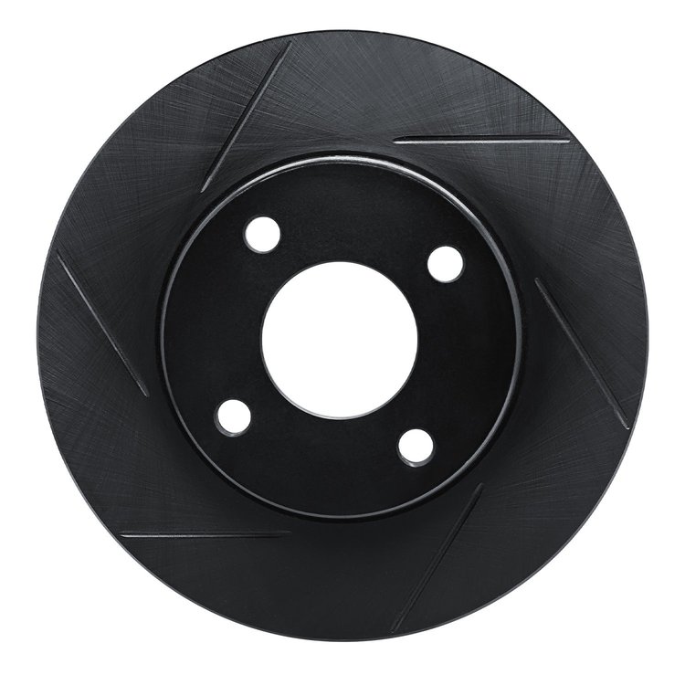 613-56013L Slotted Brake Rotor [Black], 1995-2002 Ford/Lincoln/Mercury/Mazda, Position: Front Left