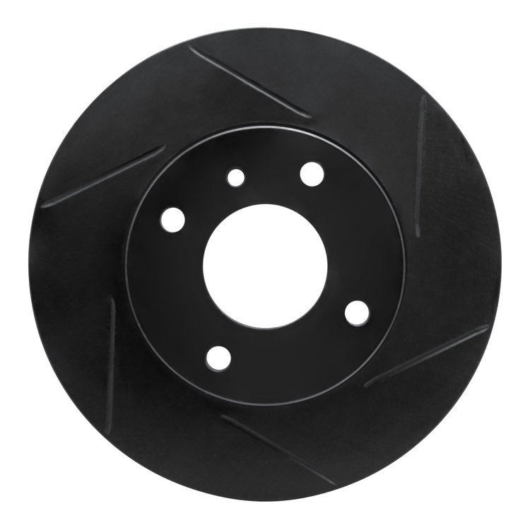 613-67021R Slotted Brake Rotor [Black], 1984-1988 Infiniti/Nissan, Position: Front Right