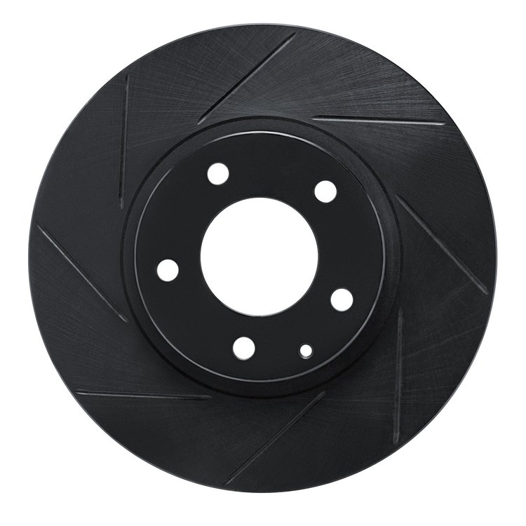 613-80035L Slotted Brake Rotor [Black], 2001-2002 Ford/Lincoln/Mercury/Mazda, Position: Front Left