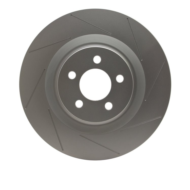 614-39019 GEOSPEC Slotted Rotor [Coated], 2005-2020 Mopar, Position: Front