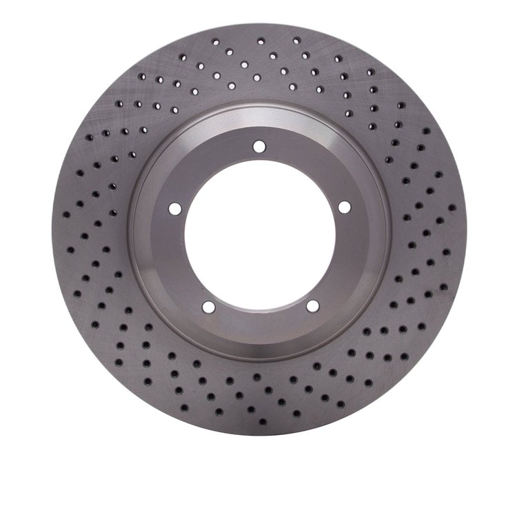 620-02012D Drilled Brake Rotor, 1982-1989 Porsche, Position: Right Front