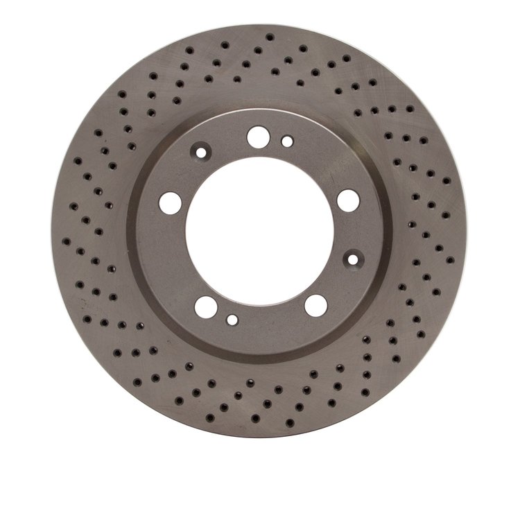 620-02025D Drilled Brake Rotor, 1994-1998 Porsche, Position: Left Front