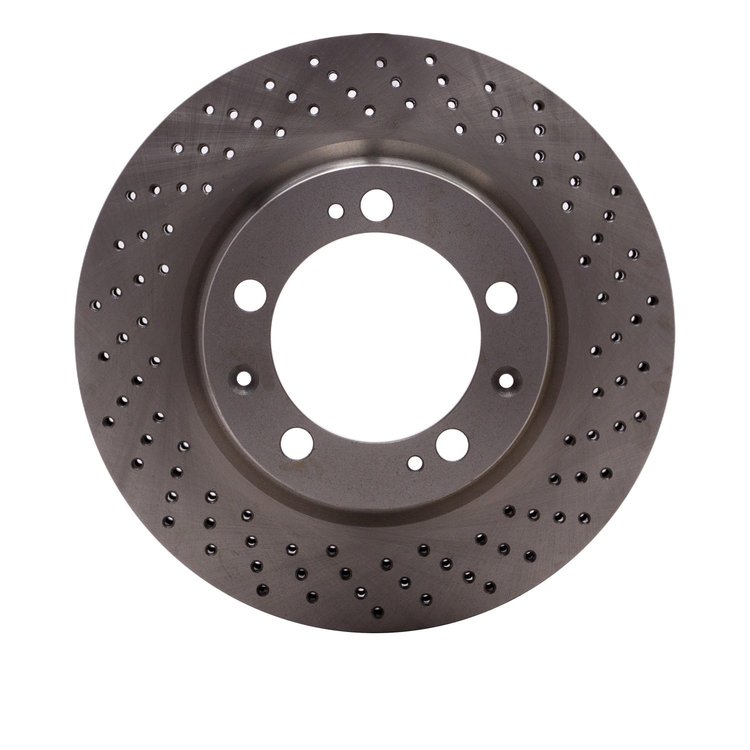 620-02026D Drilled Brake Rotor, 1994-1998 Porsche, Position: Right Front