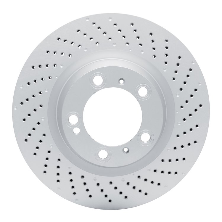 620-02062D Drilled Brake Rotor, 2010-2021 Porsche, Position: Rear Right
