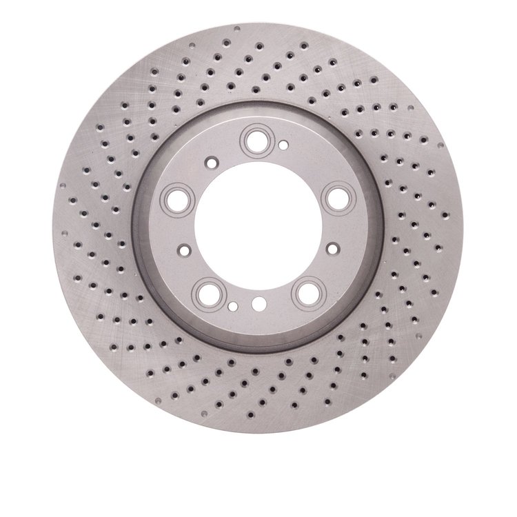 620-02067D Drilled Brake Rotor, 1999-2021 Porsche, Position: Rear Left