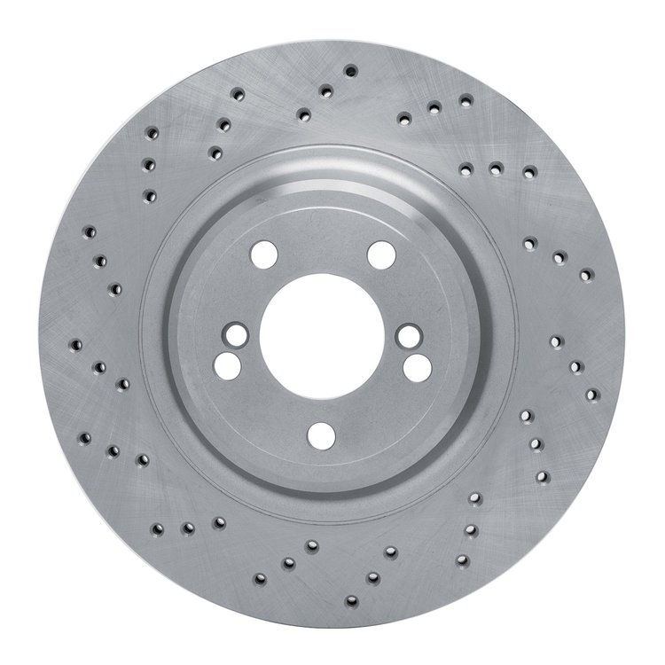 620-31127D Drilled Brake Rotor, 2015-2020 BMW, Position: Rear Left