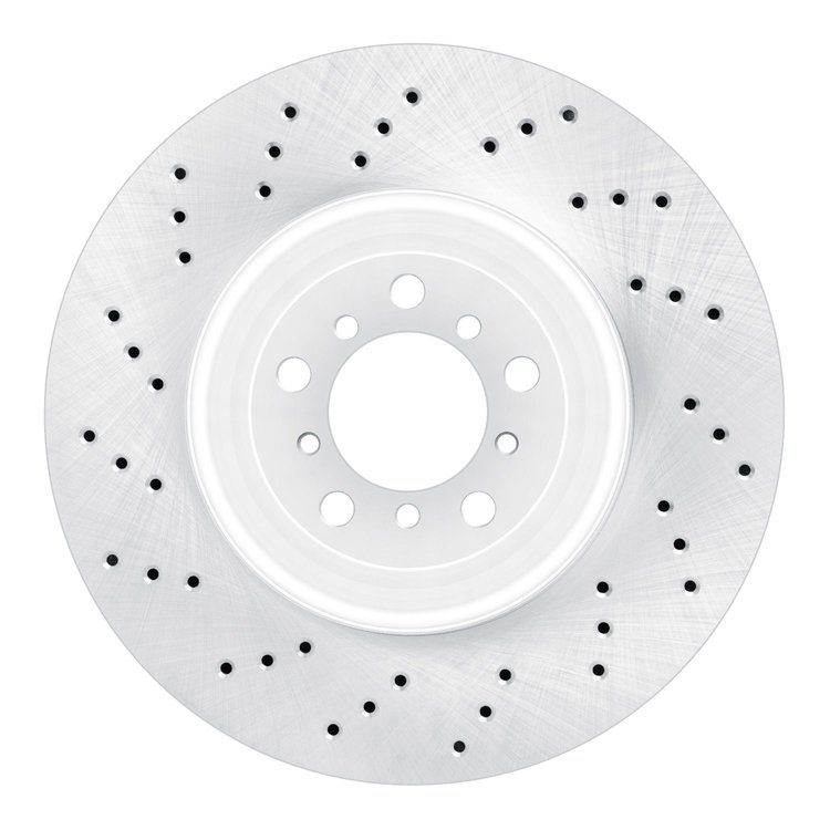 620-31129D Drilled Brake Rotor, 2015-2020 BMW, Position: Left Front
