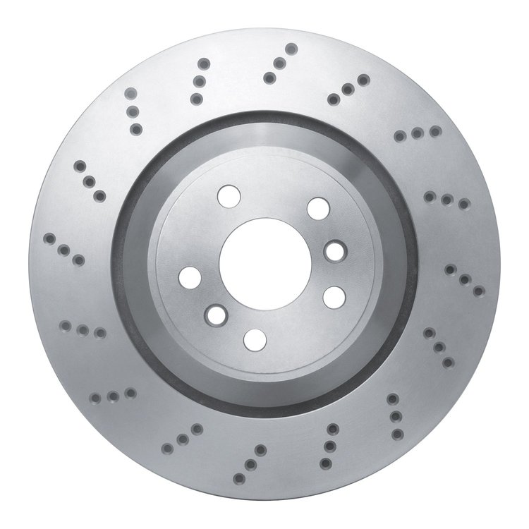 620-31188D Drilled Brake Rotor, Fits Select BMW, Position: Rear Left