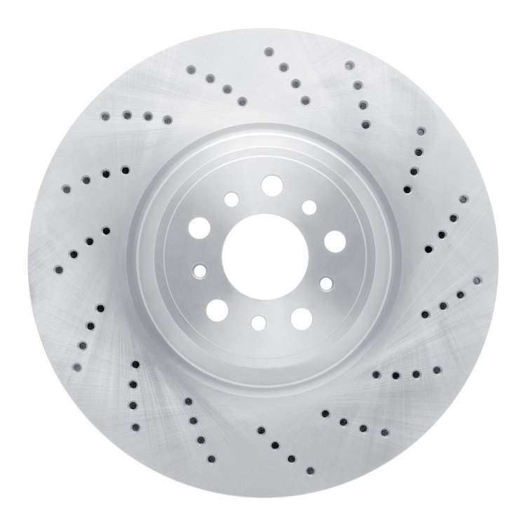 620-31193D Drilled Brake Rotor, Fits Select BMW, Position: Right Front