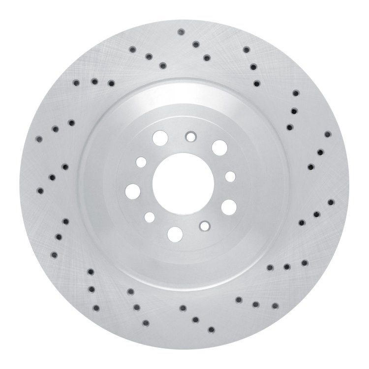 620-31194D Drilled Brake Rotor, Fits Select BMW, Position: Rear Left
