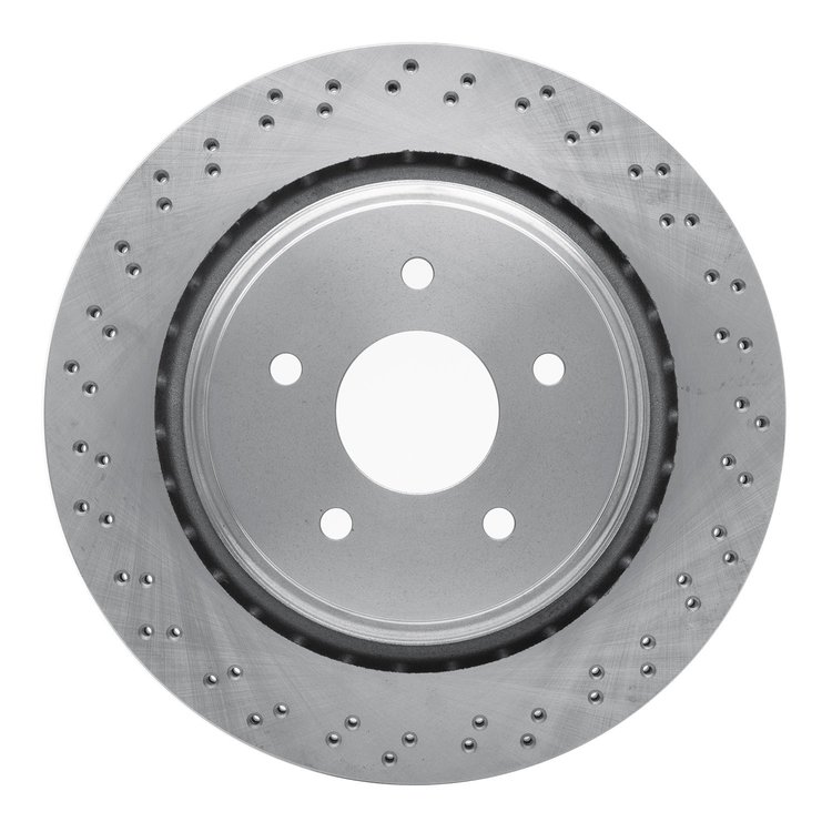 620-46021 Drilled Brake Rotor, 2006-2013 GM, Position: Rear