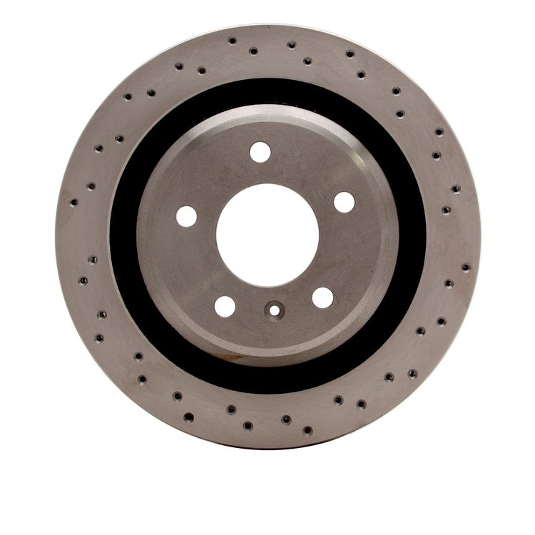 620-52019 Drilled Brake Rotor, 2005-2008 GM, Position: Rear