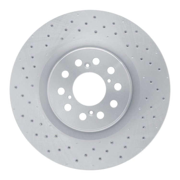 620-59065 Drilled Brake Rotor, Fits Select Acura/Honda, Position: Front