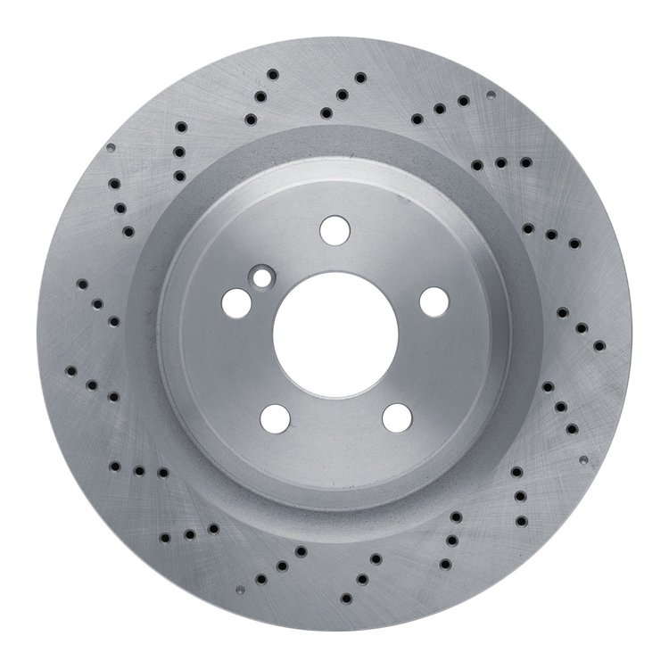 620-63061 Drilled Brake Rotor, 2003-2012 Mercedes-Benz, Position: Rear
