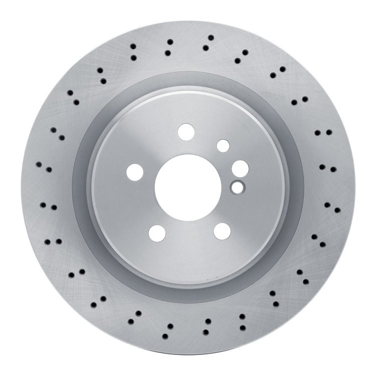 620-63069 Drilled Brake Rotor, 2005-2006 Mercedes-Benz, Position: Rear