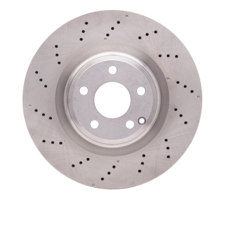 620-63098 Drilled Brake Rotor, 2012-2020 Mercedes-Benz, Position: Front