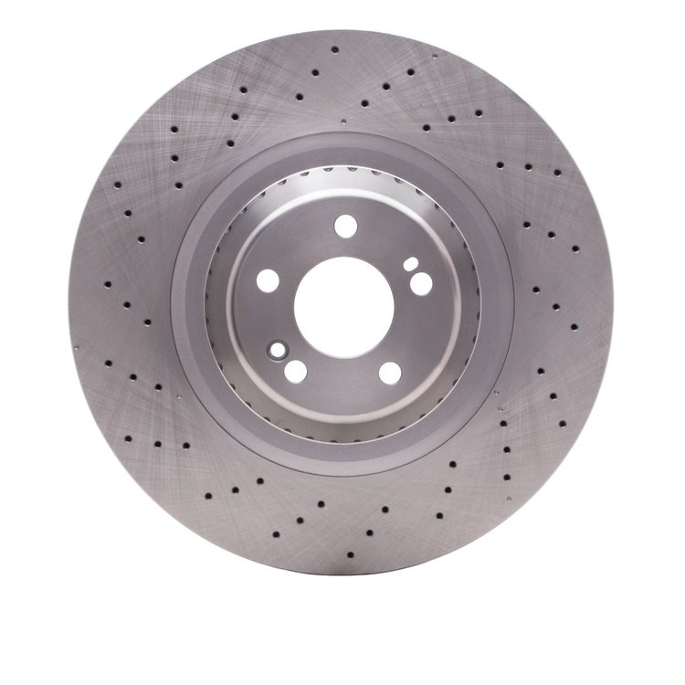 620-63116 Drilled Brake Rotor, 2015-2017 Mercedes-Benz, Position: Front