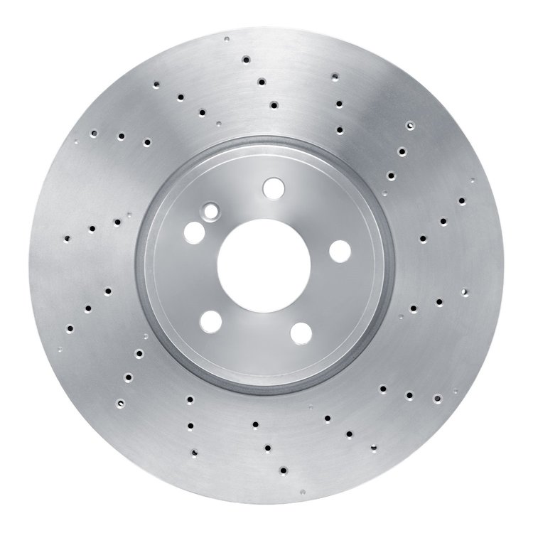 620-63190 Drilled Brake Rotor, Fits Select Mercedes-Benz, Position: Front