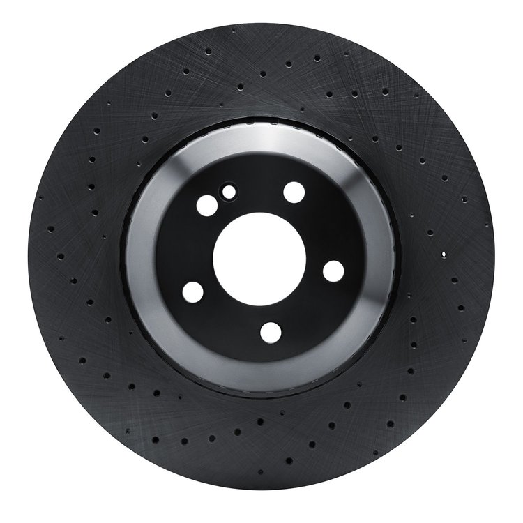 620-63196 Drilled Brake Rotor, Fits Select Mercedes-Benz, Position: Rear