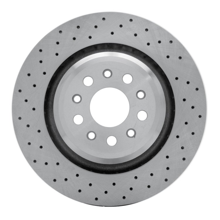 620-79008 Drilled Brake Rotor, Fits Select Maserati, Position: Rear