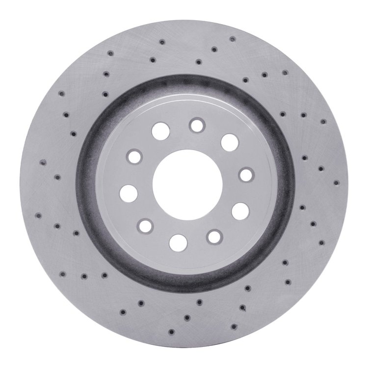 620-79010 Drilled Brake Rotor, Fits Select Maserati, Position: Rear