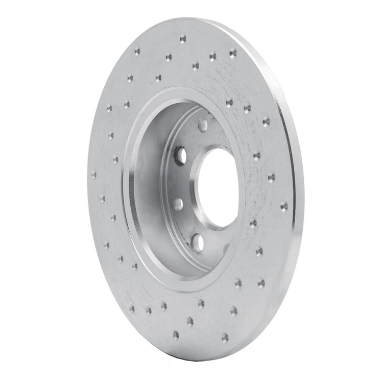 621-07005R Drilled Brake Rotor [Silver], 2013-2019 Mopar, Position: Rear Right