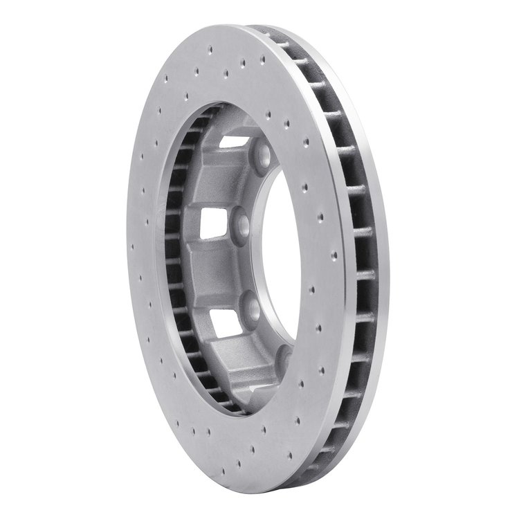 621-48064R Drilled Brake Rotor [Silver], 1971-1991 Multiple Makes/Models, Position: Front Right