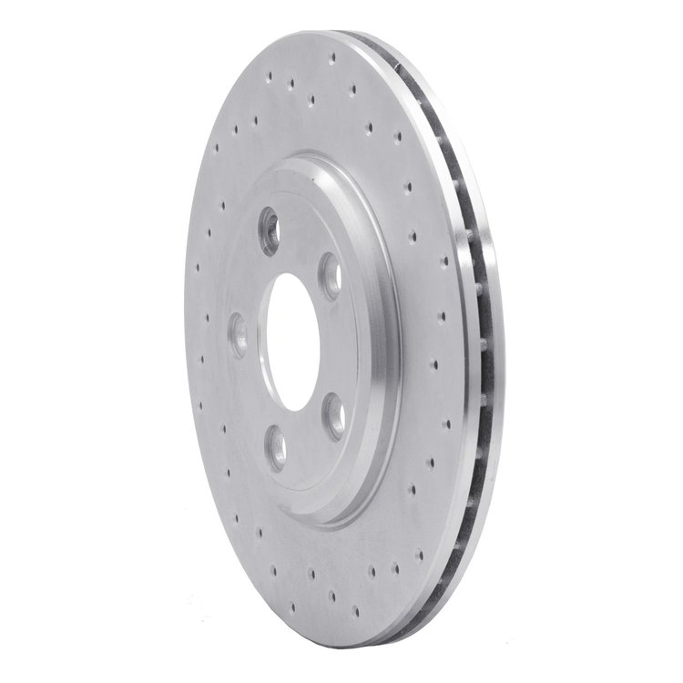 621-54046R Drilled Brake Rotor [Silver], 2000-2006 Multiple Makes/Models, Position: Rear Right
