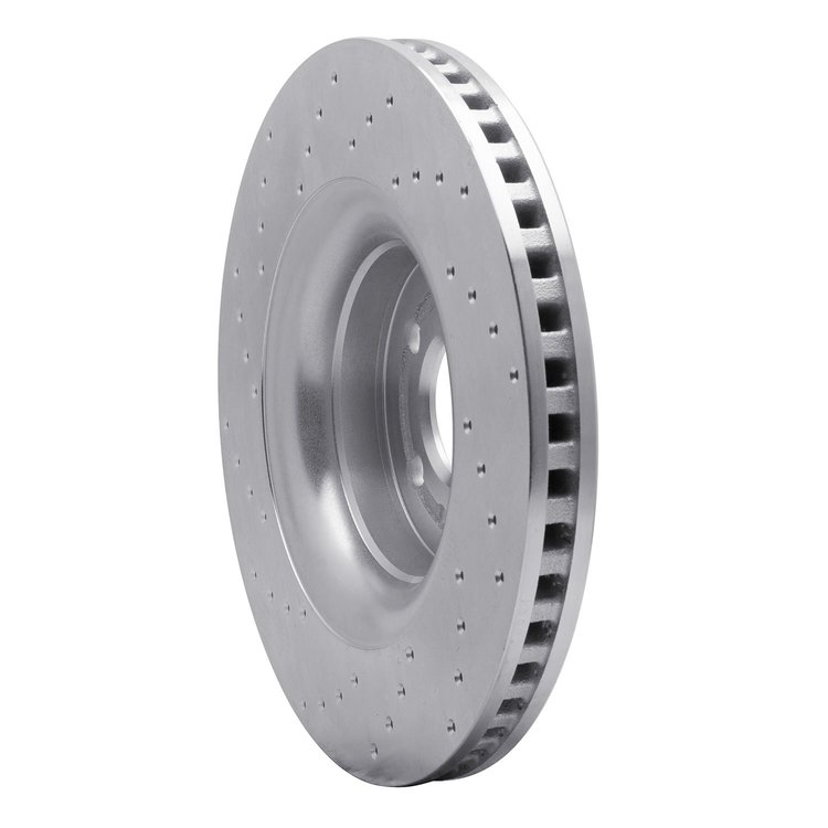 621-54078R Drilled Brake Rotor [Silver], 2015-2020 Ford/Lincoln/Mercury/Mazda, Position: Front Right