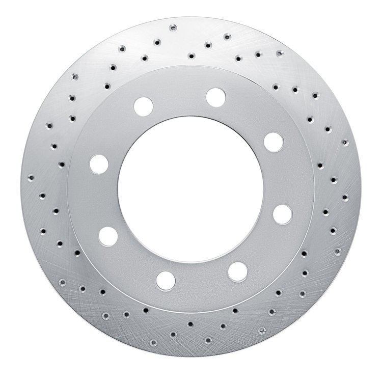 621-54157L Drilled Brake Rotor [Silver], 1999-1999 Ford/Lincoln/Mercury/Mazda, Position: Front Left