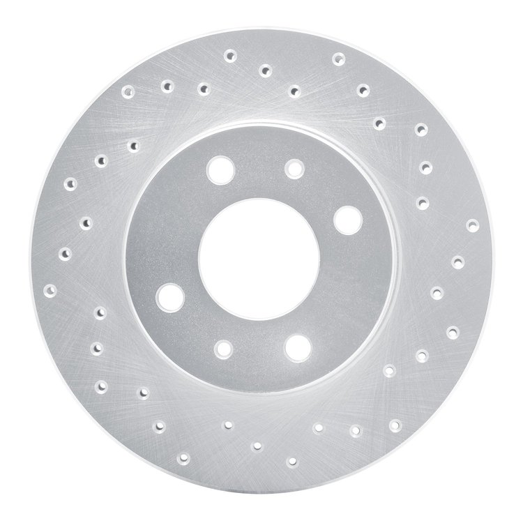 621-67045R Drilled Brake Rotor [Silver], 1995-2000 Infiniti/Nissan, Position: Front Right