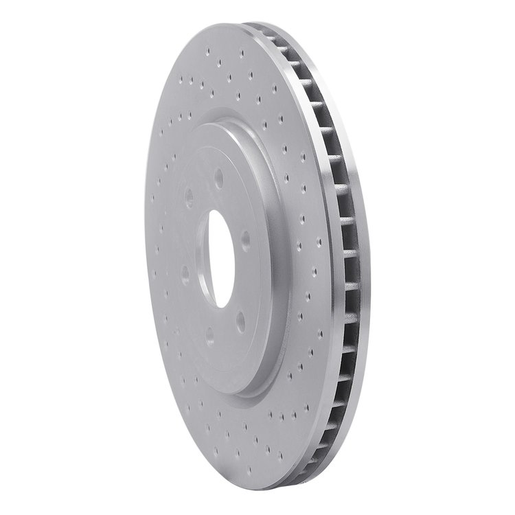 621-67099R Drilled Brake Rotor [Silver], 2008-2011 Infiniti/Nissan, Position: Front Right