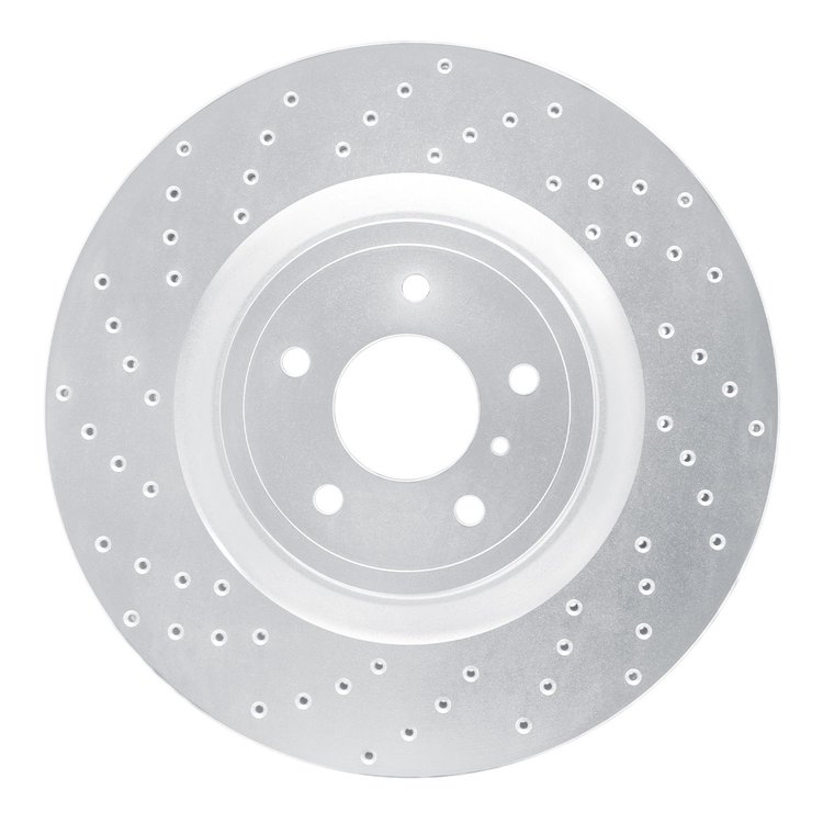 621-68012L Drilled Brake Rotor [Silver], 2008-2021 Infiniti/Nissan, Position: Front Left