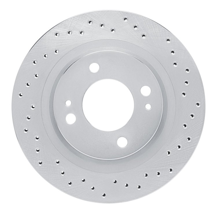 621-72069R Drilled Brake Rotor [Silver], 2016-2020 Multiple Makes/Models, Position: Front Right