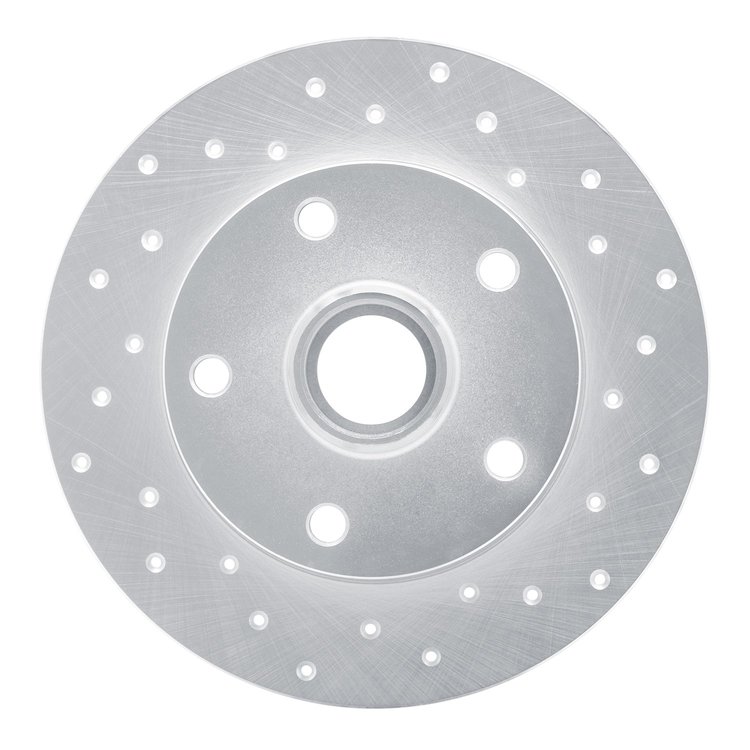 621-73017R Drilled Brake Rotor [Silver], 1996-2008 Audi/Volkswagen, Position: Rear Right