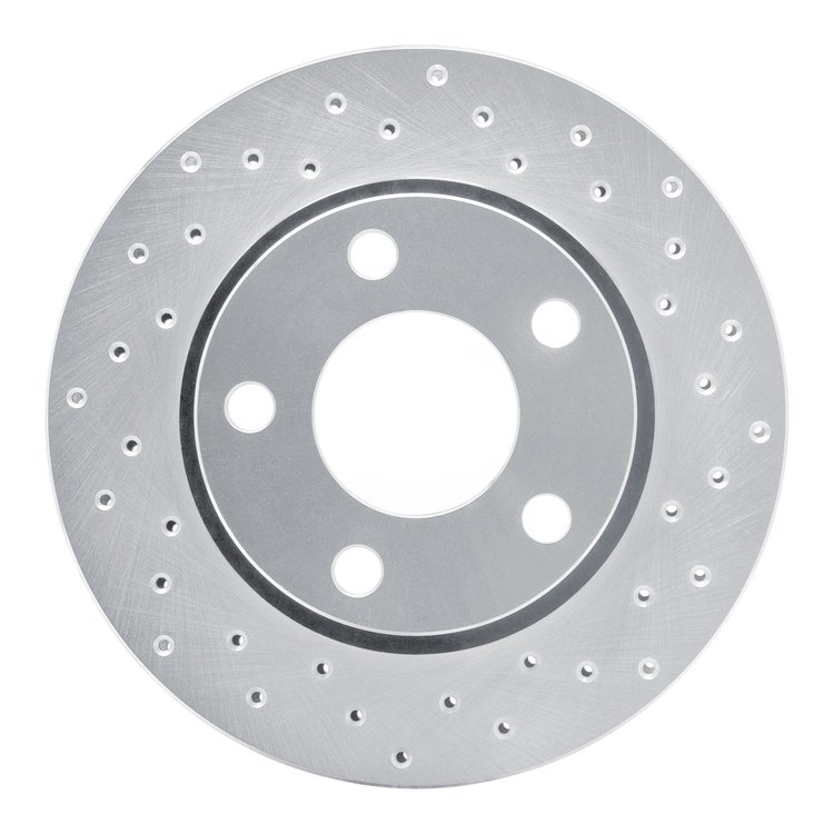 621-73024R Drilled Brake Rotor [Silver], 2000-2002 Audi/Volkswagen, Position: Rear Right