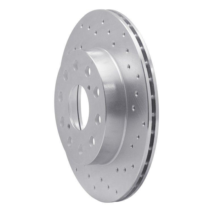 621-76048R Drilled Brake Rotor [Silver], 1991-1995 Lexus/Toyota/Scion, Position: Rear Right