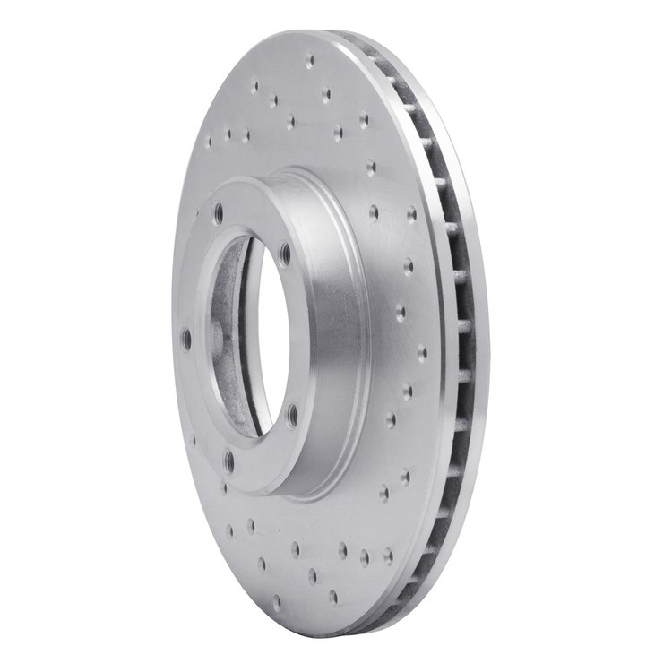 621-76106R Drilled Brake Rotor [Silver], 1989-2008 Lexus/Toyota/Scion, Position: Front Right