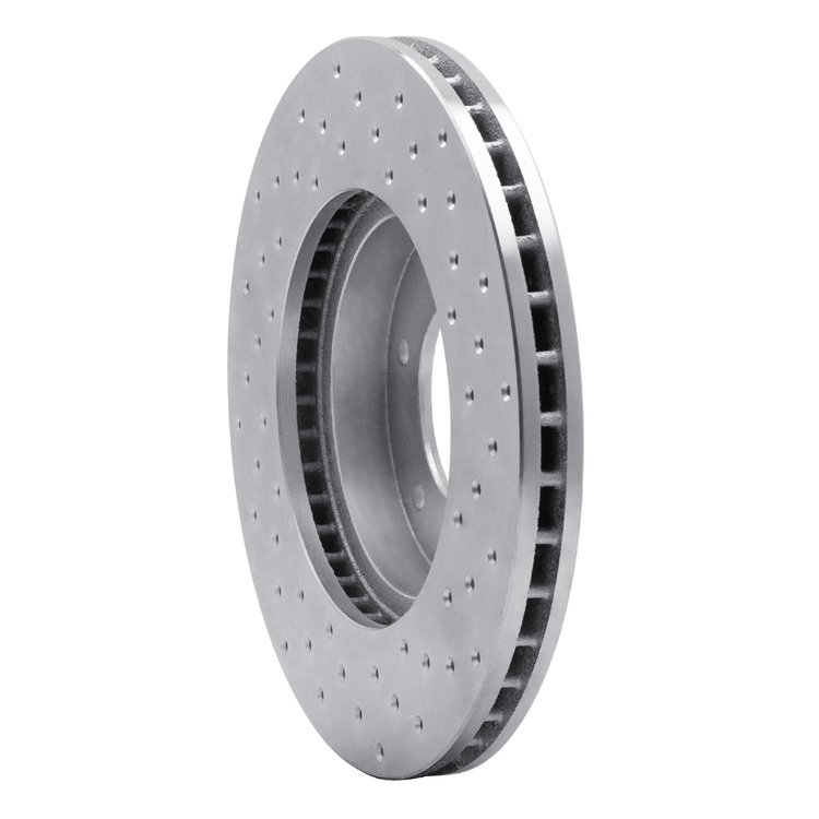 621-76119L Drilled Brake Rotor [Silver], 1993-1998 Lexus/Toyota/Scion, Position: Front Left