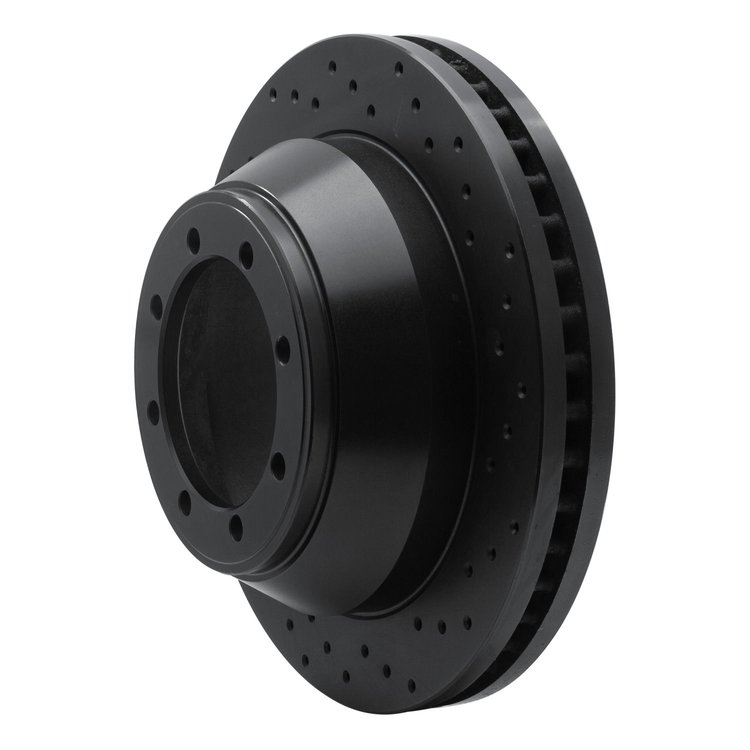 623-54212R Drilled Brake Rotor [Black], 2008-2019 Ford/Lincoln/Mercury/Mazda, Position: Rear Right, Rr Right