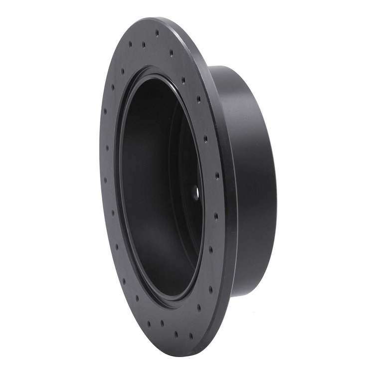 623-72021L Drilled Brake Rotor [Black], 1992-2004 Multiple Makes/Models, Position: Rear Left