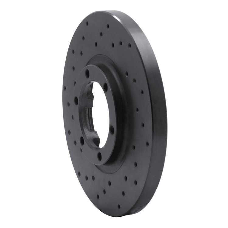 623-72047L Drilled Brake Rotor [Black], 1979-1986 Multiple Makes/Models, Position: Front Left